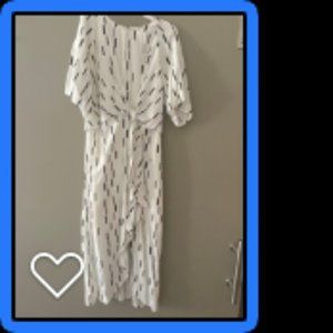 Midi Length Wrap Dress